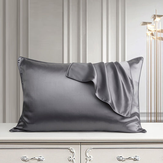 Taie d'oreiller Suite Nomade, coloris gris métal