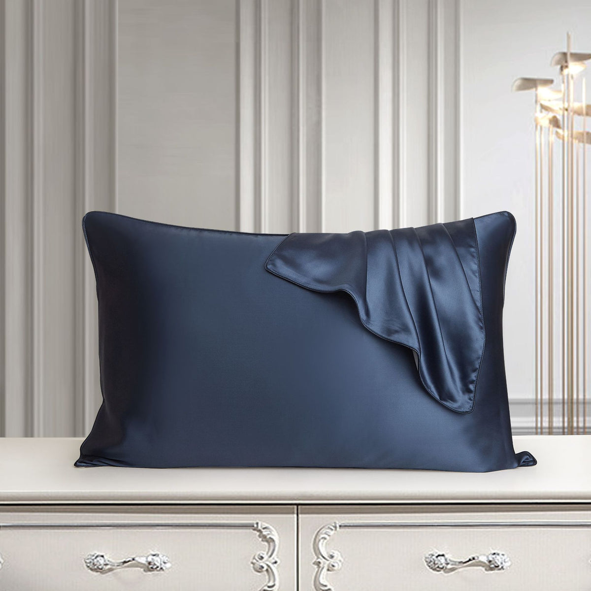 Taie d'oreiller Suite Nomade, coloris bleu